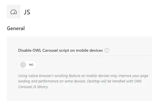 提升手機網頁效能：關閉 Woodmart 的 OWL Carousel JS 功能